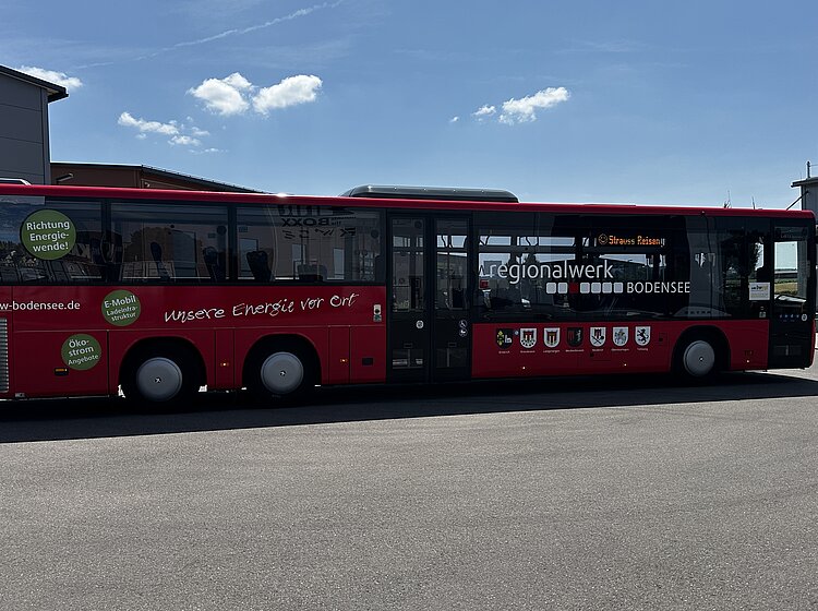 Bus Folierung Regionalwerk Bodensee