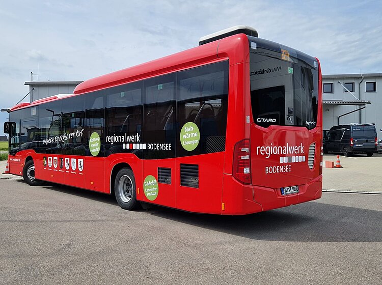 Bus Folierung Regionalwerk Bodensee